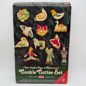 Vintage Chilton 12 Days of Christmas Cookie Cutter Set
